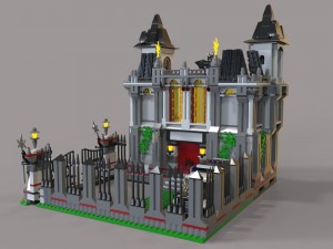 lego jail Model 3D