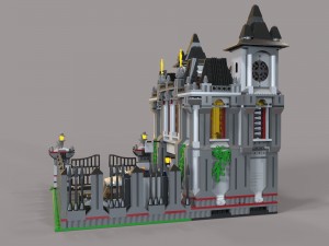 lego jail Model 3D