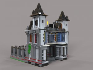 lego jail Model 3D