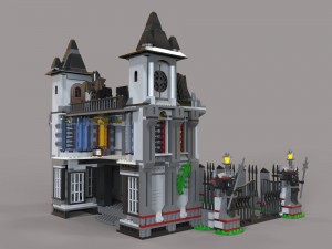 lego jail Model 3D