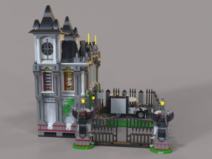 lego jail Model 3D