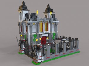 lego jail Model 3D