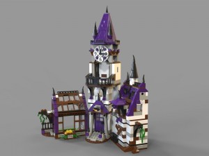 lego 3d house fantasy 3D Model