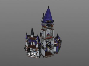 lego 3d house fantasy 3D Model