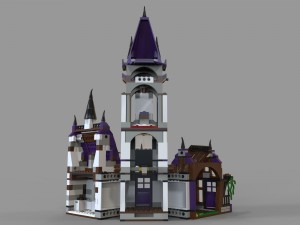 lego 3d house fantasy 3D Model