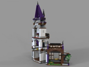 lego 3d house fantasy 3D Model