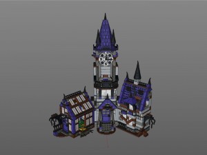 lego 3d house fantasy 3D Model