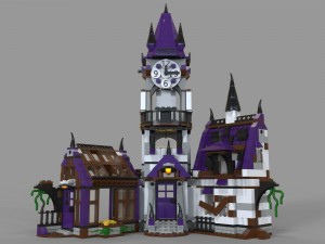 lego 3d house fantasy 3D Model