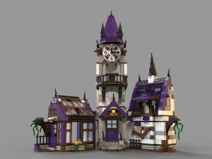 lego 3d house fantasy 3D Model