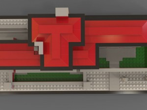 lego 3d robie house Modèle 3D