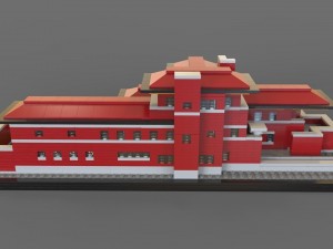 lego 3d robie house Modèle 3D