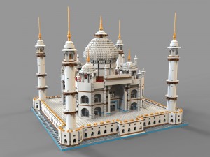 lego mosque vr - ar - low-poly 3D मॉडल