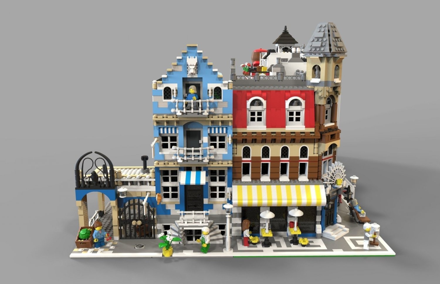 lego city vr - ar - low-poly 3D Model in Buildings 3DExport