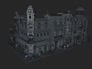 lego city vr - ar - low-poly 3D Model