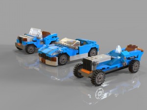 lego cars pack 3 3D मॉडल