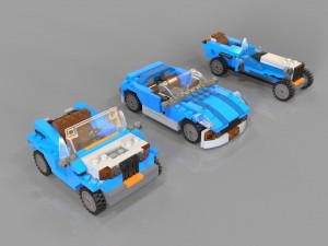 lego cars pack 3 3D मॉडल