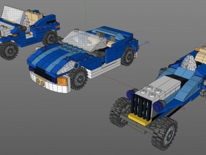 lego cars pack 3 3D मॉडल