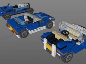 lego cars pack 3 3D मॉडल