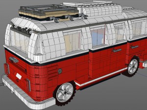 lego car 3D 모델