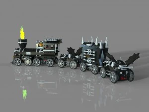monstro do trem lego Modelo 3D