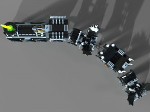 lego train monster 3Dモデル