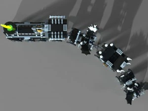 monstro do trem lego Modelo 3D