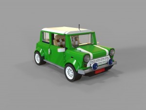 lego car Modèle 3D