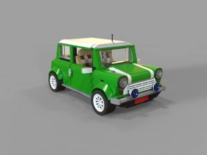 carro lego Modelo 3D
