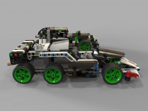 lego cars racing Model 3D