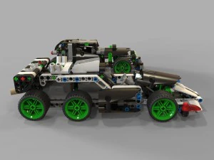lego cars racing 3D Model