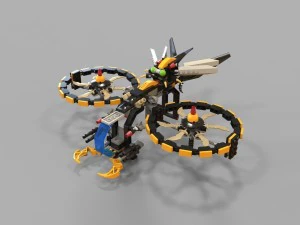 гра лего вертоліт 3D Модель