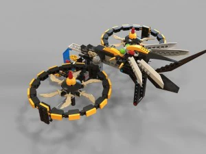 lego copter game 3D Model