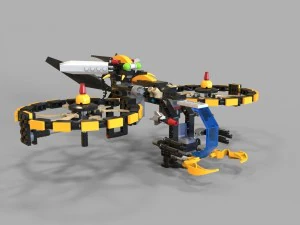 lego copter game 3D Model