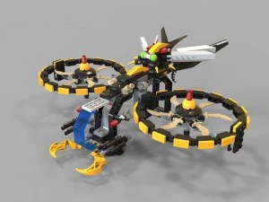 lego copter game 3D Model