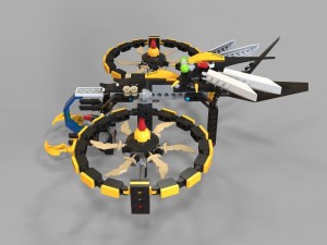 lego copter game 3D 모델