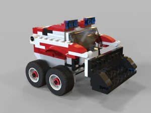 lego cars pack 2 3D Model