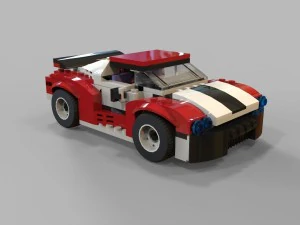 lego cars pack 2 3D Model