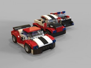 lego cars pack 2 3Dモデル
