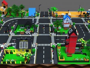 lego city game Model 3D