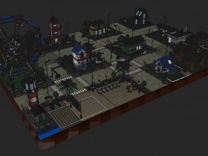 lego city game Model 3D