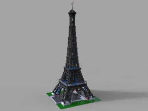 lego tower eifel 3D Model