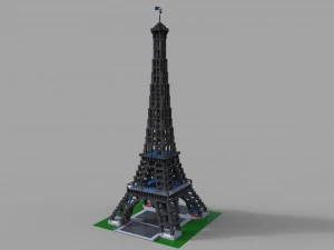 lego tower eifel 3D Model