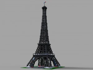lego tower eifel 3D Model