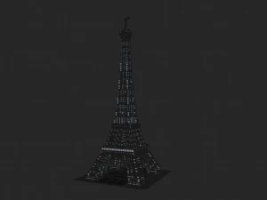 lego tower eifel 3D Model