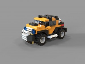 lego cars pack low-poly 3D 모델