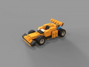 lego cars pack low-poly 3D 모델