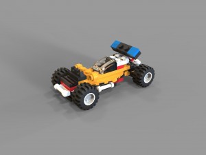 lego cars pack low-poly 3D 모델