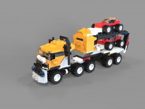lego cars pack low-poly 3D 모델
