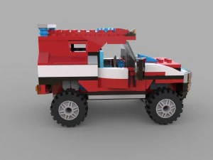 lego jeep game 3D Model
