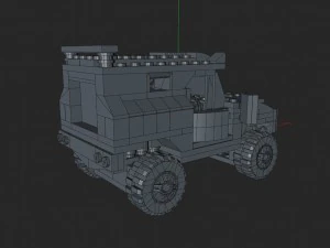 lego jeep game 3D Model